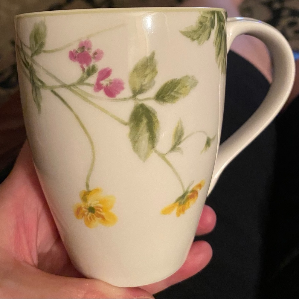 Target Floral Mugs Beautiful Set of 4 EUC